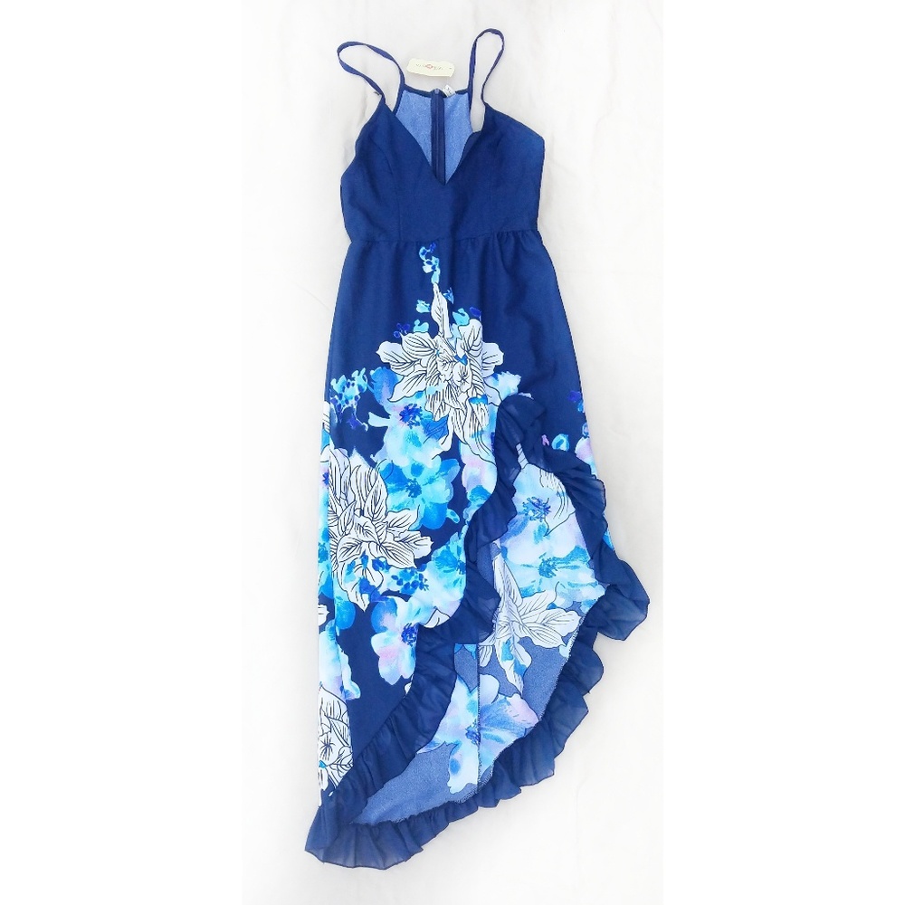 NWT Navy Floral Dress